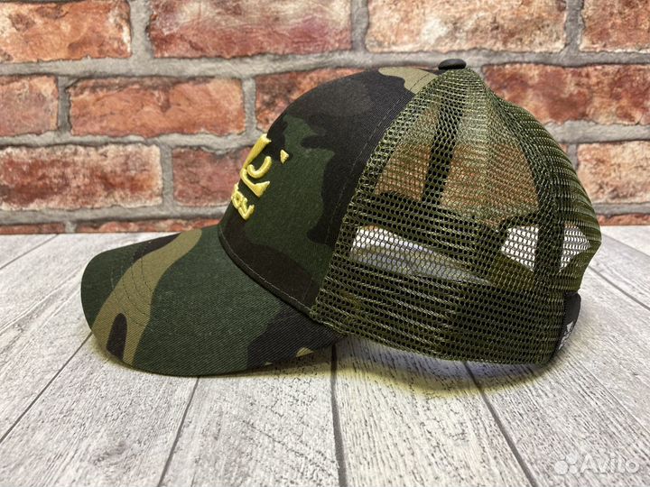 Бейсболка Bad Boy 3D Logo зел. камуфляж