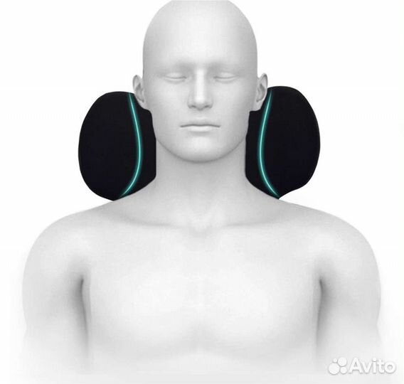 Автоподушки под шею и поясницу с эффектом памяти