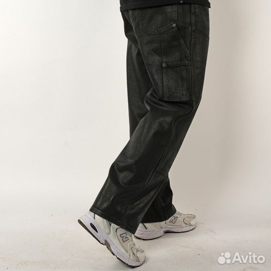 Джинсы supreme x maison margiela черные