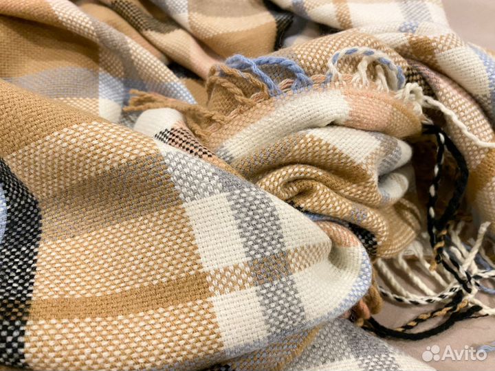 Теплый платок шарф-плед ASOS