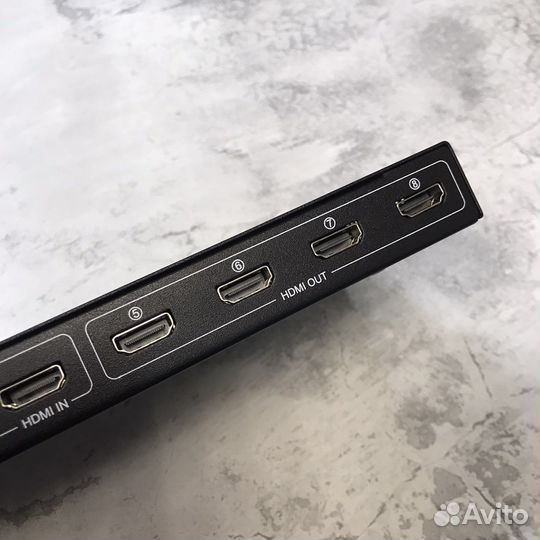 Разветвитель hdmi 1 вход на 8 выходов Н139