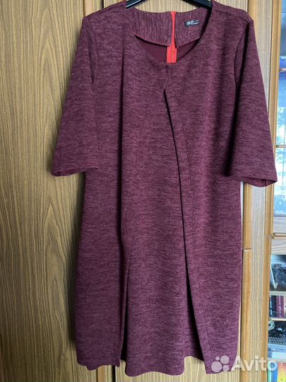 Платье женское теплое 48 50