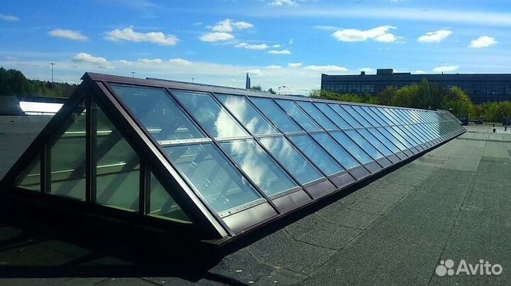 Стеклянная крыша панорамная