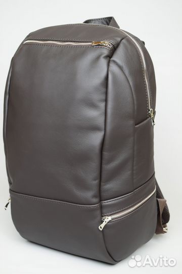 Городской рюказк из натуральной кожи nappa Dunkelb