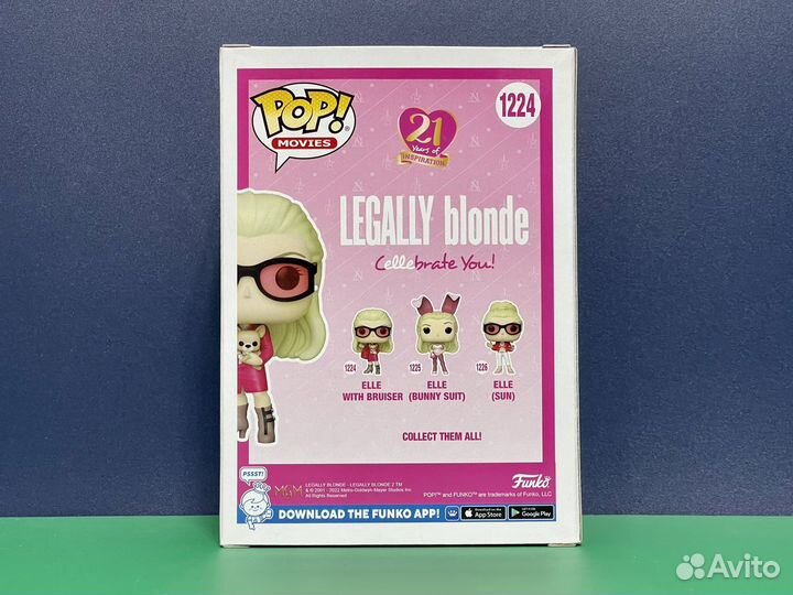 Funko Pop 1224 Elle with Bruiser (Legally blonde)