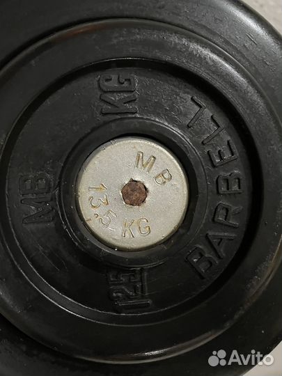 Гантели barbell 13,5 kg