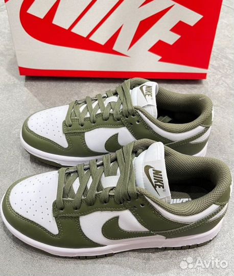 Кроссовки Nike Dunk Low Olive Green оригинал