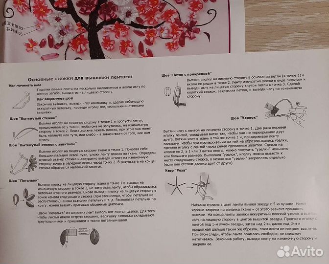 Набор для вышивания лентами