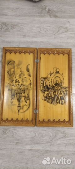 Нарды ручной работы бу