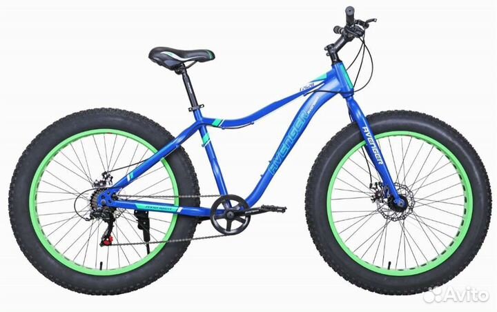 Новый фэтбайк, 7 скоростей