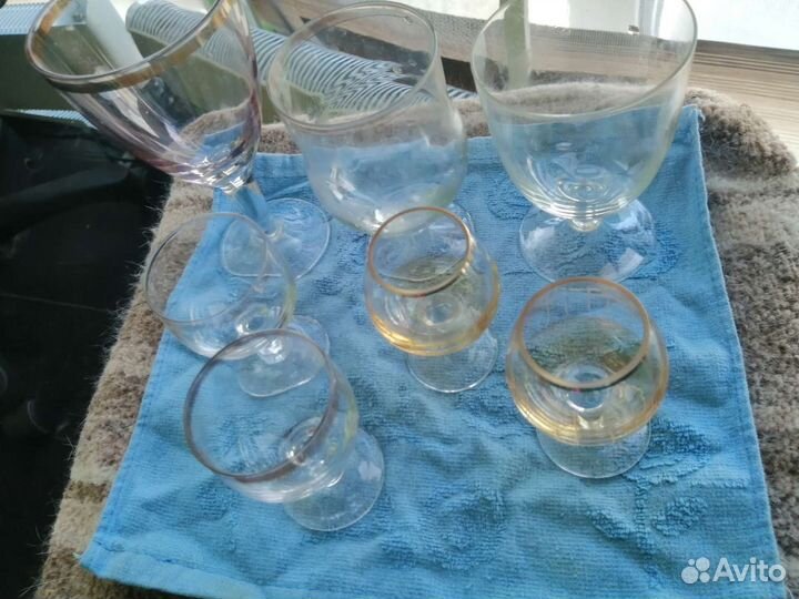 Фужеры СССР разные