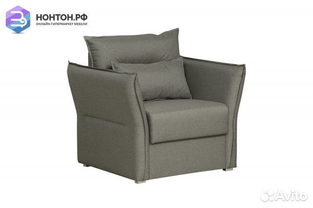 Кресло Бруклин серое