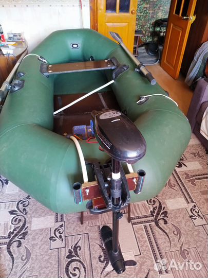 Лодка пвх надувная с электромотором