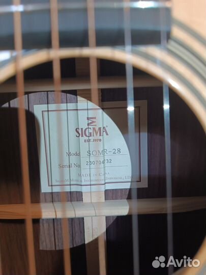 Акустическая гитара Sigma somr-28