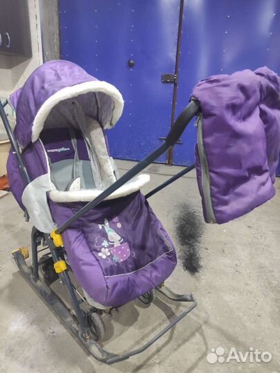 Санки коляска ника