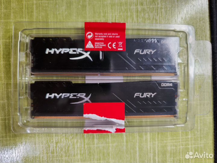 Оперативная память 16 gb hyperx fury ddr4