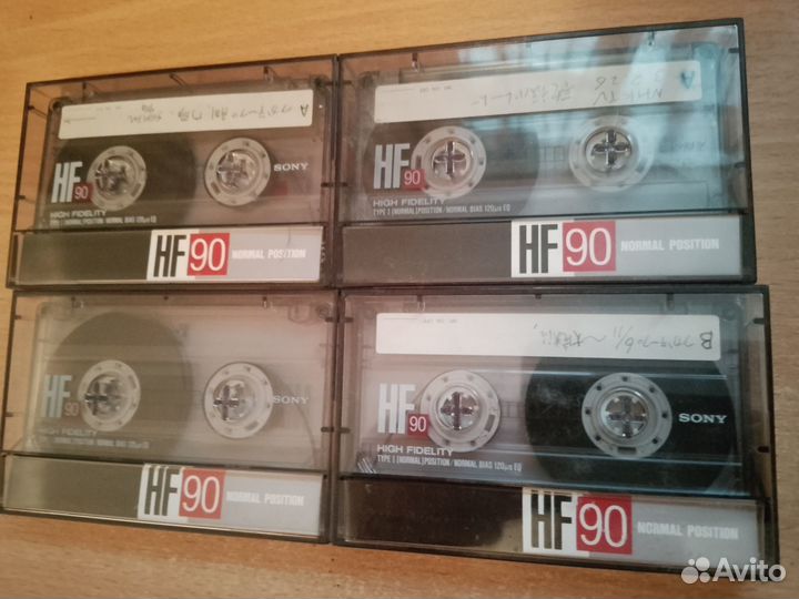 Аудиокассеты Maxell UR 60, Sony HF 90 Одним лотом