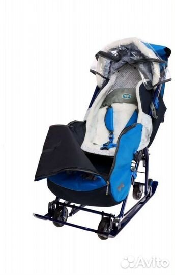 Детские санки-коляска