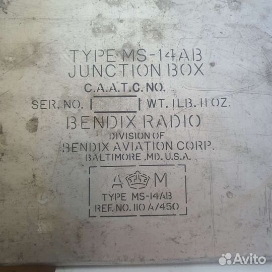 Шильдик радиостанции США Второй мировой