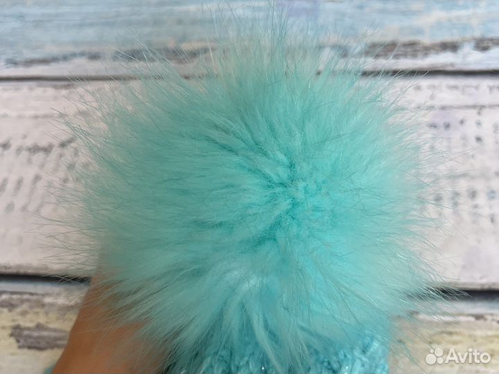 Комплект для девочки шарф и шапка