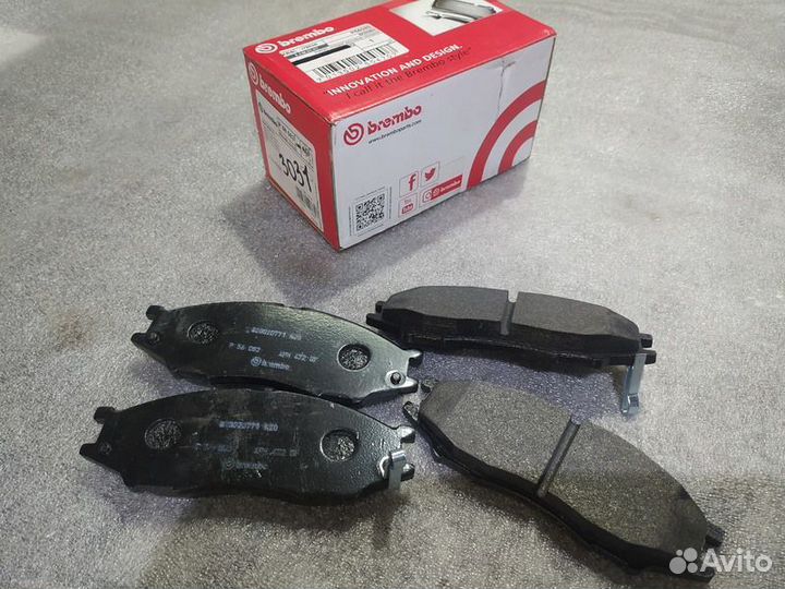 Колодки тормозные передние brembo Almera Classic