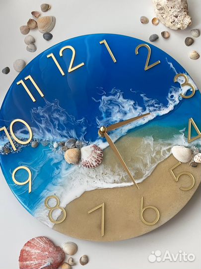 Часы из эпоксидной смолы