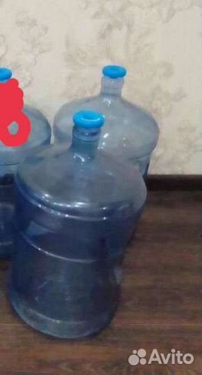 Бутыли 19л с крышкой