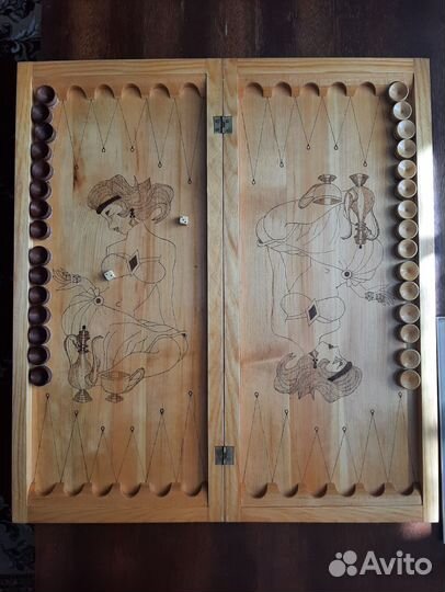 Нарды резные ручной работы