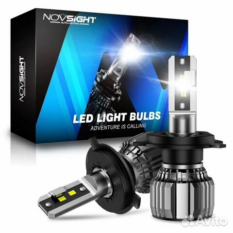 LED лампы Novsight N71, 16000 Lm, 2шт. - H4