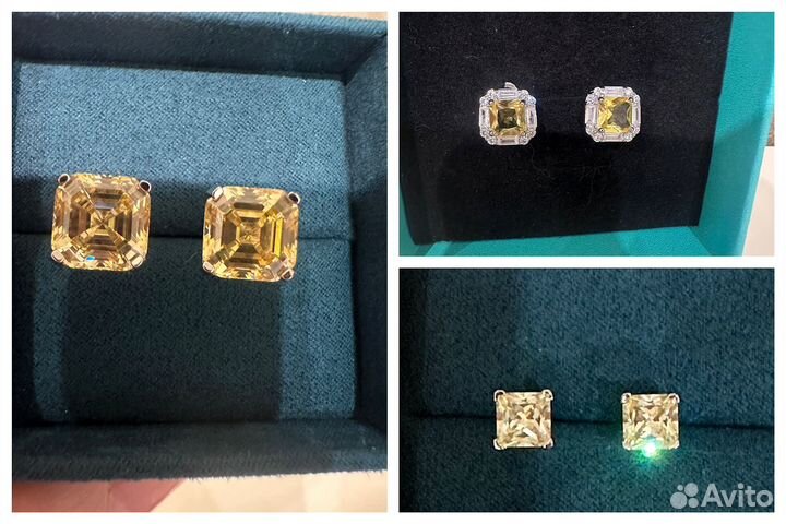 Серьги пусеты