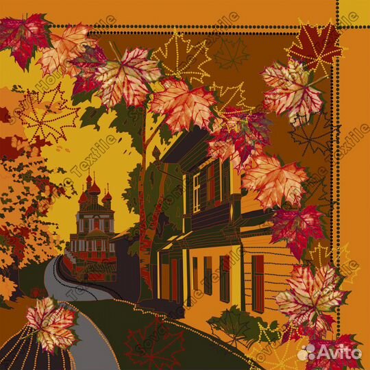 Шелковый платок 