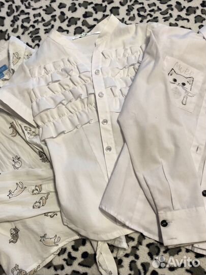 Сарафаны, рубашки- школьные, ветровки