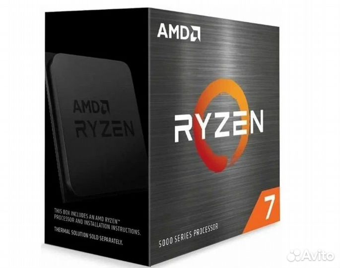 AMD Процессор AMD Ryzen 7 5700X AM4, 8 x 3400 мгц