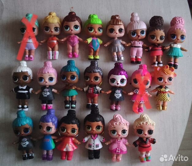Куклы lol MGA много