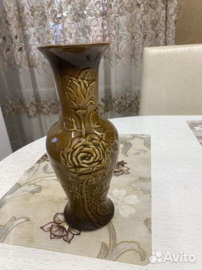 Ваза для цветов,керамическая -Ретро