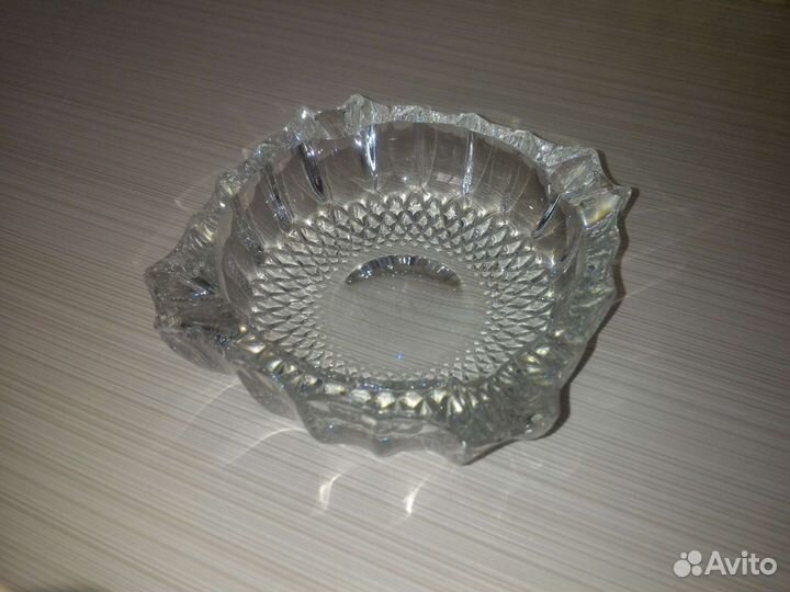 Пепельница хрустальная хрусталь винтаж СССР