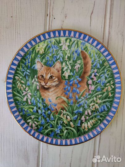 Тарелка с котами Lesley Anne Ivory 18 см