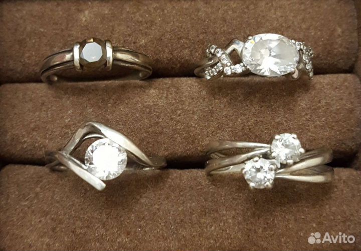 Серебряное кольцо 16 - 16,5