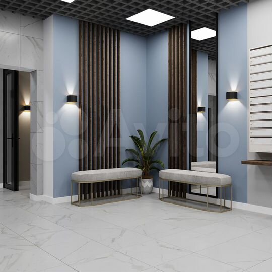 2-к. квартира, 59,6 м², 5/19 эт.