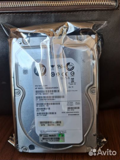 HDD HP MB3000fcwdh (ST3000NM0023)