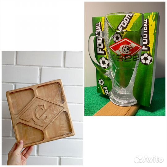 Подарочный набор Спартак менажница и пивная кружка