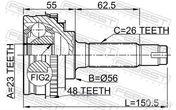 ШРУС внешний