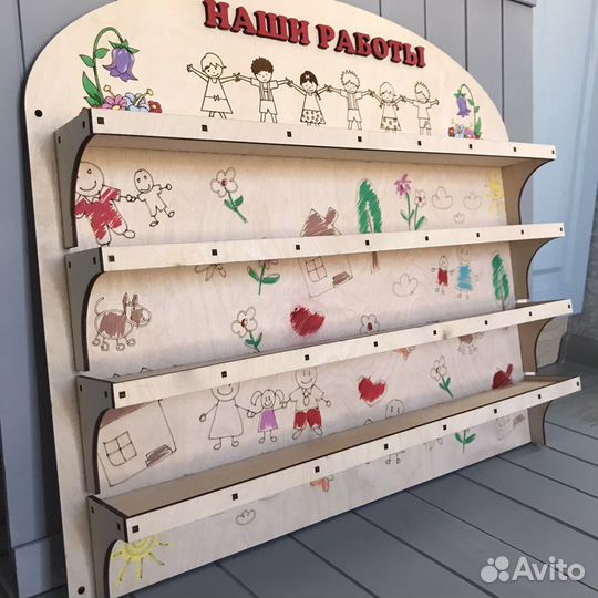 Полка для поделок в детский сад