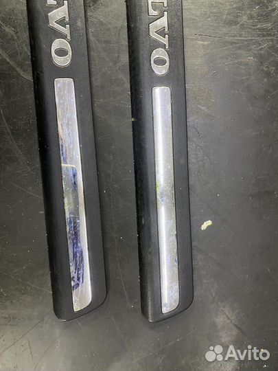 Молдинг порога Volvo s60 s80 xc70 xc90 v70