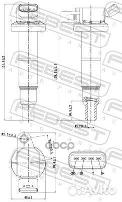 Катушка зажигания 01640003 Febest