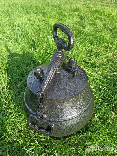 Афганский казан 15 литров черного цвета