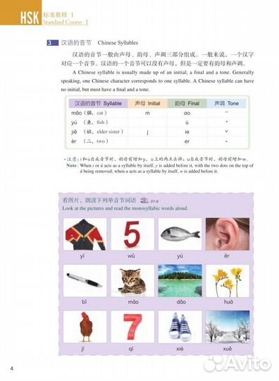 HSK 1 Standart Course новые учебники китайского