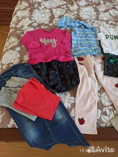 Вещи пакетом на девочку, 6-7 лет