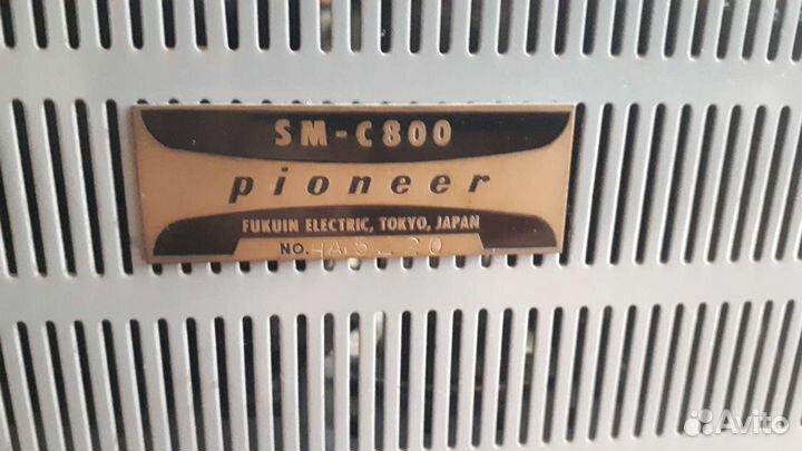 Pioneer SM-C800 ламповый усилитель