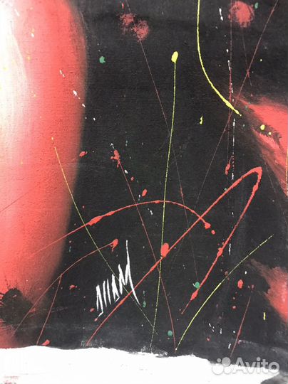 Холст Боб Марли 100х100